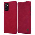 Nillkin Qin Samsung Galaxy A72 5G Flip Case - červená