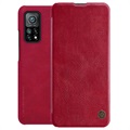 Nillkin Qin Series Xiaomi Mi 10t 5G/10T Pro 5G Flip Case - červená