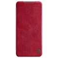 Série Nillkin Qin Samsung Galaxy A13 5G Flip Case - červená