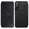 Série Nillkin Qin Samsung Galaxy S22 5G Flip Case - černá