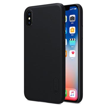 iPhone X / XS Nillkin Super Frosted Shield pouzdro - černá