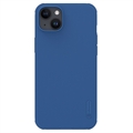 Hybridní Pouzdro iPhone 15 Plus Nillkin Super Frosted Shield Pro - Modrý