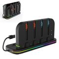Nintendo Switch 1/2/OLED iPega PG-SW2062 9-in-1 Charging and Cooling Stand with RGB