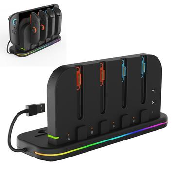Nintendo Switch 1/2/OLED iPega PG-SW2062 9-in-1 Charging and Cooling Stand with RGB