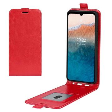 Nokia C21 Plus Vertical Flip Case with Card Slot