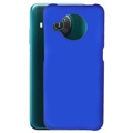 Nokia x10/x20 pogumované plastové pouzdro - modrá