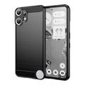 Nothing CMF Phone 2 Pro Brushed TPU Case - Carbon Fiber - Black