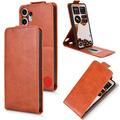 Nothing CMF Phone 2 Pro Vertical Flip Case with Stand - Brown