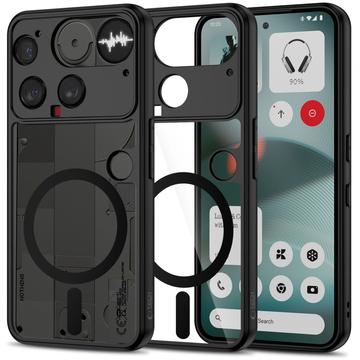 Pouzdro Nothing Phone (3) Tech-Protect Magmat – kompatibilní s MagSafe – Černá / Čirá