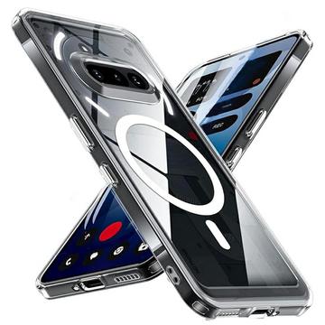 Nothing Phone (3a) MagSafe Compatible Hybridní Pouzdro - Průhledný