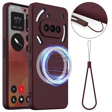 Tekuté silikonové pouzdro pro Nothing Phone (3a) - kompatibilní s MagSafe