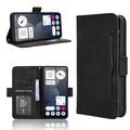 Nothing Phone (3a) Pro Cardholder Wallet Case - Black