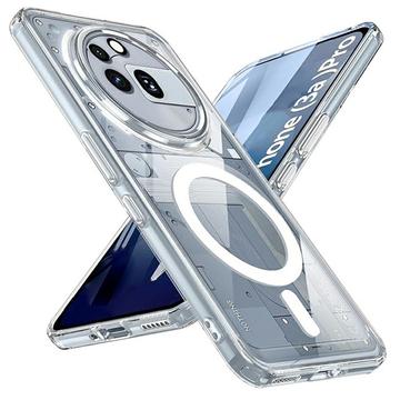 Nothing Phone (3a) Pro MagSafe Compatible Hybridní Pouzdro - Průhledný