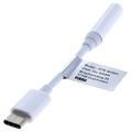OTB USB-C / 3.5mm Audio Adaptérový Kabel - Bílý