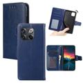OnePlus 10T/Ace Pro Wallet Case with Magnetic Closure - Blue