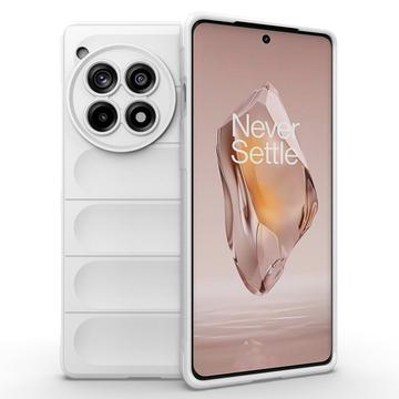OnePlus 12R/Ace 3 Rugged Řady TPU Pouzdro - Bílý