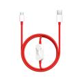 OnePlus 2-in-1 SUPERVOOC Cable 5461100665 - 1.2m - Red
