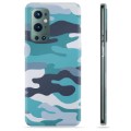 Pouzdro TPU OnePlus 9 Pro - Blue Camouflage