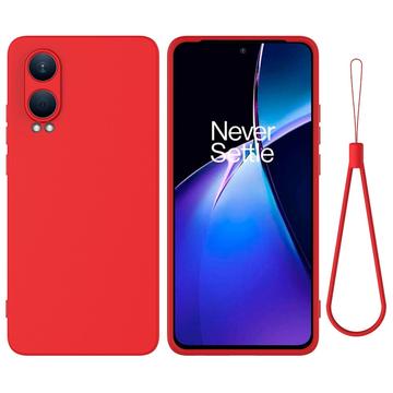 Tekuté silikonové pouzdro na OnePlus Nord CE4 Lite/Oppo K12x - Červené