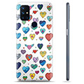Pouzdro TPU OnePlus Nord N10 5G - Hearts