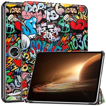 Pouzdro Smart Folio pro Oppo Pad 2 řady Tri-Fold – Graffiti