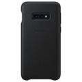 Samsung Galaxy S10E kožená kryt EF -VG970LBEGWW - Černá