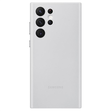 Samsung Galaxy S22 Ultra 5G Kožená kryt EF -VS908LJEGWW - světle šedá