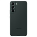 Samsung Galaxy S22 5G Silicone Cover EF -PS901TGEGWW - lesní zelená