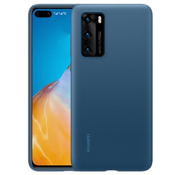 Huawei P40 Silicone Case 51993721 (Open Box - Excellent) - Ink Blue