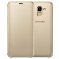 Obal peněženky Samsung Galaxy J6 EF -WJ600CFEGWW - Zlato