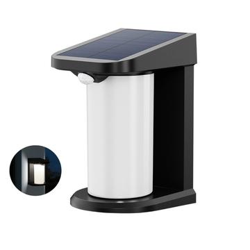 Outdoor Solar LED Lamp / Wall Light with PIR Motion Sensor YH0619-PIR - Cool White