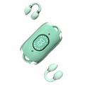 P-Q9 140-Language Clip-on Translation Wireless Earbuds - Cyan