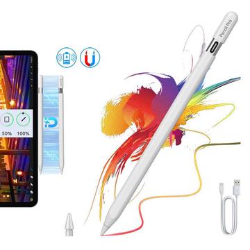 P24 Pro Magnetic-Charge Stylus for iPad - White
