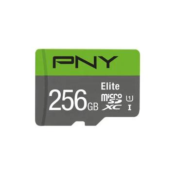 PNY Elite microSDXC Memory Card P-SDU256V11100EL-GE - 256GB