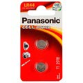 Panasonic LR44 mikro alkalická knoflíková baterie - 2 STK.