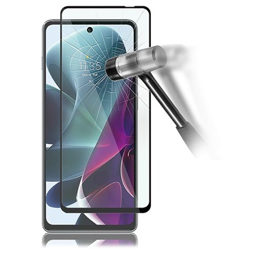 Panzer Full -Fit Motorola Moto G200 5G Screen Protector - Black