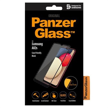 Patring Glassglass Friendly Samsung Galaxy A02S Screen Protector - Black