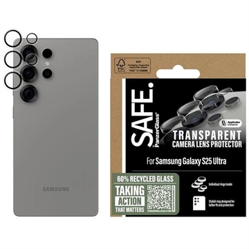 Samsung Galaxy S25 Ultra PanzerGlass Safe Camera Lens Protector - Transparent