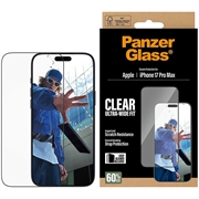 Ochranné tvrzené sklo iPhone 17 Pro Max PanzerGlass Ultra-Wide Fit EasyAligner - Průhledný
