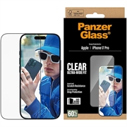 Ochranné tvrzené sklo iPhone 17 Pro PanzerGlass Ultra-Wide Fit EasyAligner - Průhledný