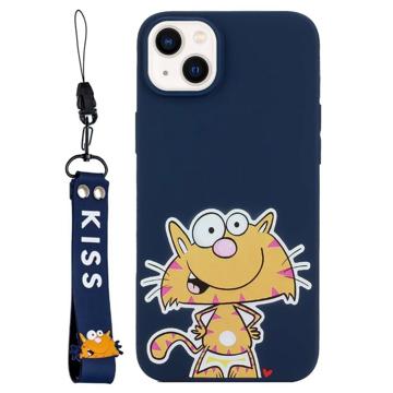 Série Kiss iPhone 14 Plus TPU Pouzdro s Páskem