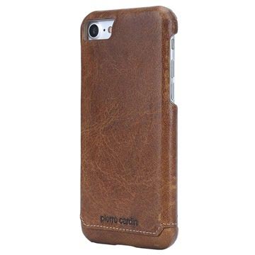 iPhone 7/8/SE (2020)/SE (2022) Pierre Cardin Leather Condované pouzdro - hnědá