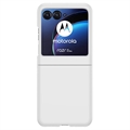 Motorola Razr 40 Ultra Plastové Pouzdro - Bílý