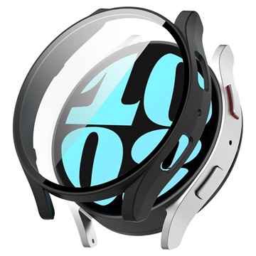 Samsung Galaxy Watch6 Plastové Pouzdro s Ochranou Displeje - 44mm - Černá