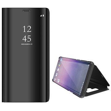 Luxusní série Mirror View Samsung Galaxy Note9 Flip Case - černá