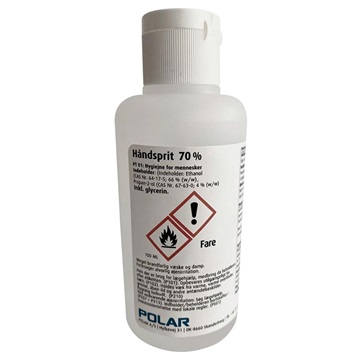 Polární antibakteriální ruční čisticí gel - 70% ethanol - 100 ml