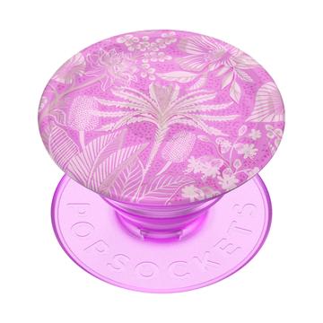 PopSockets PlantCore Rozšiřující Stojan a Rukojeť - Tan Lines Vivid Pink