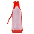 Přenosná láhev s vodou s dávkovač pro domácí zvířata - 750 ml