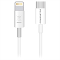 Powerstar USB-C / Lightning Kabel - 1m - Bílý
