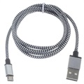 Premium USB 2.0 / microUSB kabel - 3M - bílá